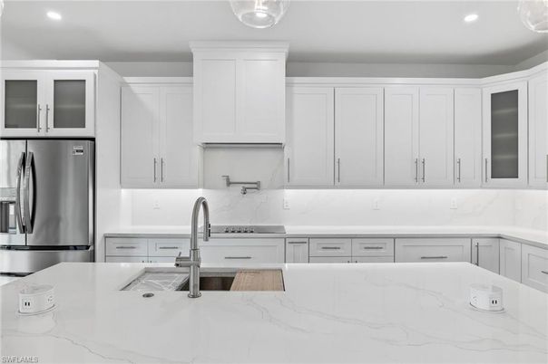 Interior, Kitchen, Recessed Lighting, Stainless Steel Appliances