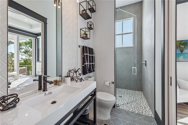 Bathroom, Glass Shower, Interior