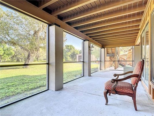 Interior, Sun Room, Wooden Beams, Wooden Ceilings