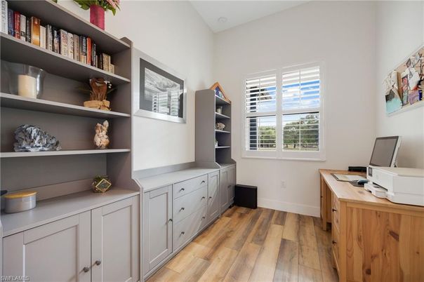 Home Office, Interior, Wood Texture Flooring