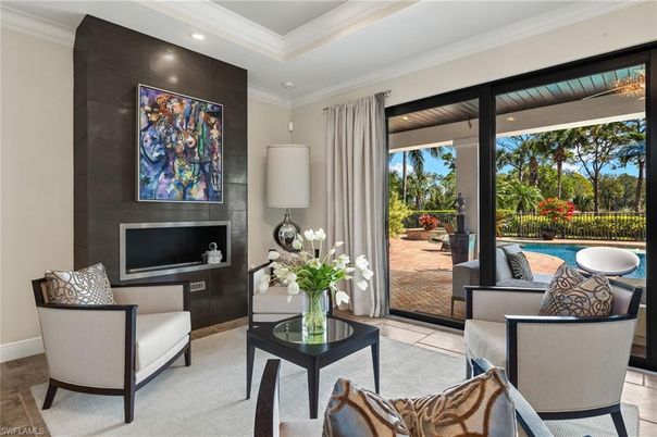Interior, Living room, Recessed Lighting