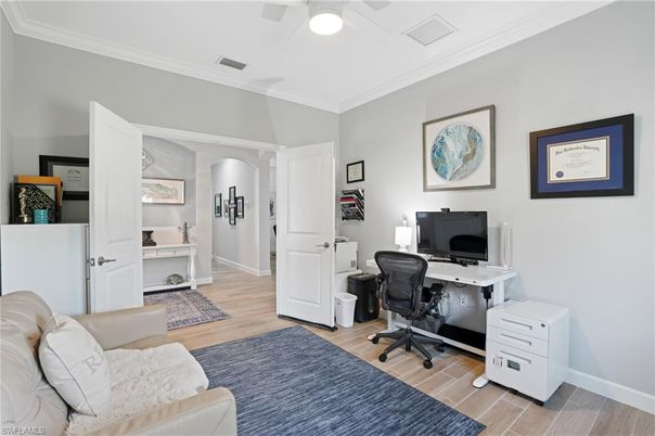 Home Office, Interior, Wood Texture Flooring