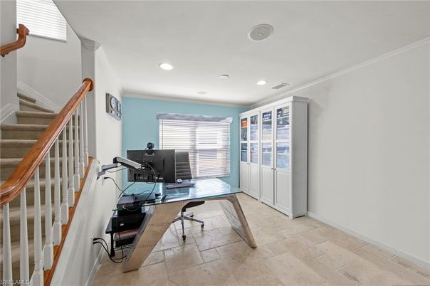 Home Office, Interior, Recessed Lighting