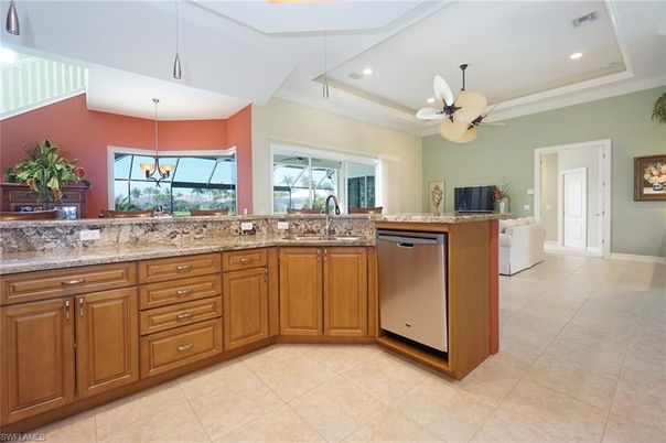 Interior, Kitchen, Pendant Lights, Recessed Lighting