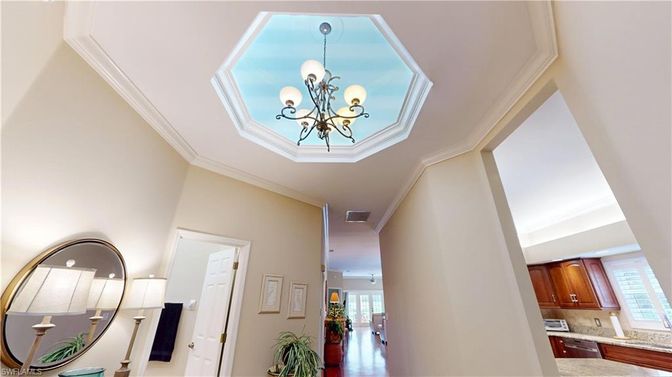 Chandelier, Interior, Wood Texture Flooring