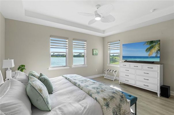Bedroom, Interior, Water, Wood Texture Flooring