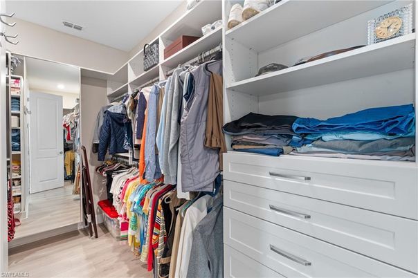Interior, Walk-in Closets, Wood Texture Flooring