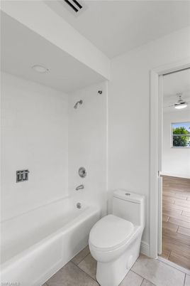Bathroom, Interior, Recessed Lighting, Wood Texture Flooring