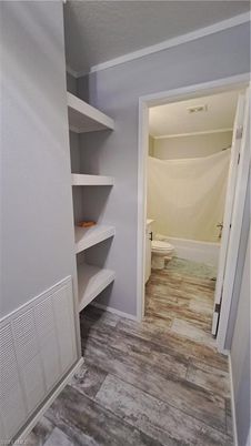 Bathroom, Interior, Walk-in Closets, Wood Texture Flooring