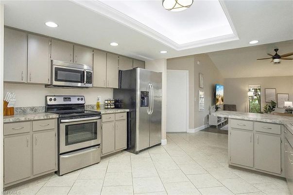Interior, Kitchen, Recessed Lighting, Stainless Steel Appliances