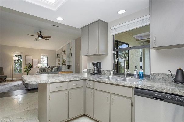 Interior, Kitchen, Living room, Recessed Lighting