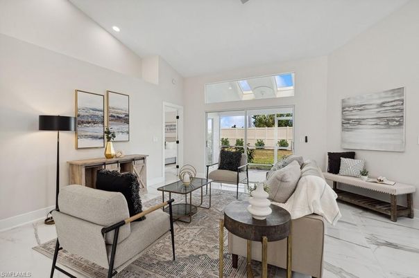 Interior, Living room, Marble, Recessed Lighting