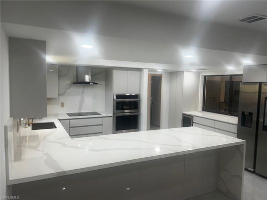 Interior, Kitchen, Recessed Lighting, Stainless Steel Appliances