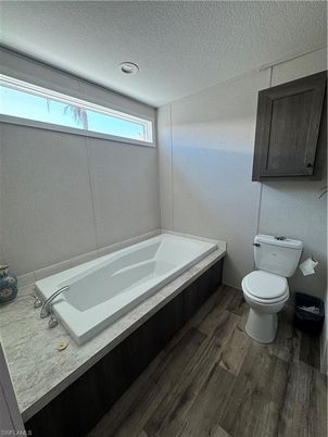 Bathroom, Interior, Recessed Lighting, Wood Texture Flooring