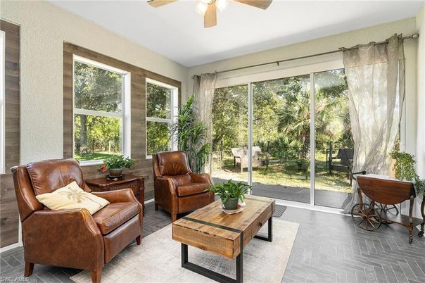 Interior, Living room, Sun Room, Wood Texture Flooring