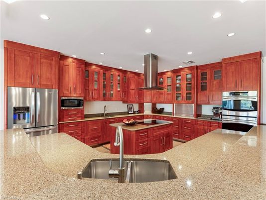 Interior, Kitchen, Recessed Lighting, Stainless Steel Appliances