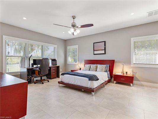 Bedroom, Home Office, Interior, Recessed Lighting