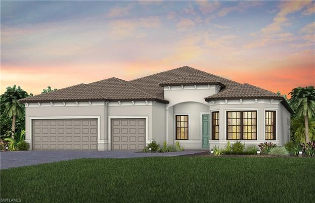 Attached, Exterior, Facade, Mediterranean