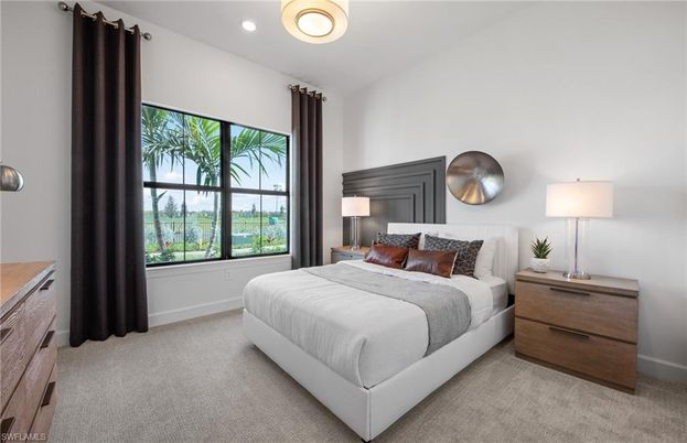Bedroom, Interior, Recessed Lighting