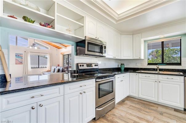 Interior, Kitchen, Stainless Steel Appliances, Wooden Ceilings, Wood Texture Flooring