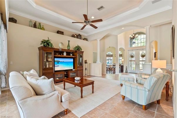 Chandelier, Interior, Living room, Recessed Lighting