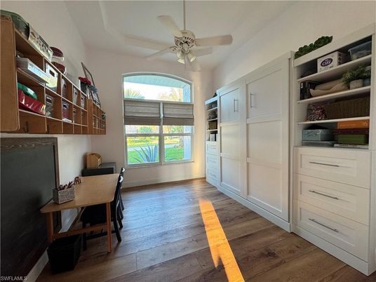 Home Office, Interior, Wood Texture Flooring