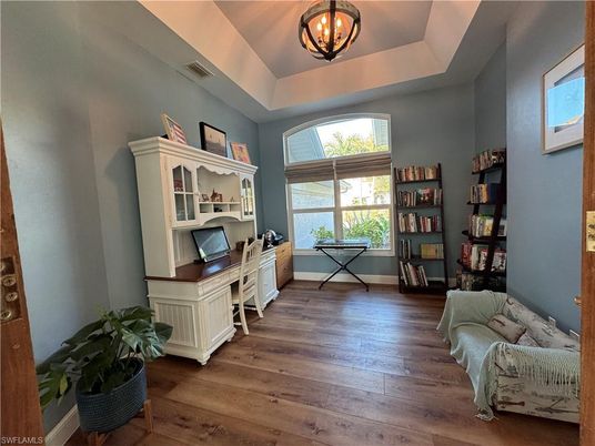 Home Office, Interior, Wood Texture Flooring