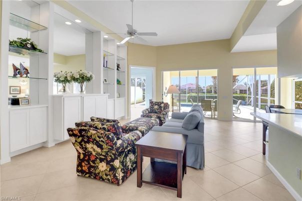 Interior, Living room, Recessed Lighting