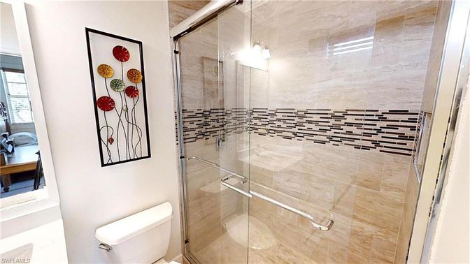 Bathroom, Glass Shower, Interior
