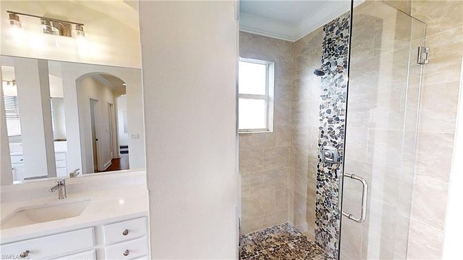 Bathroom, Glass Shower, Interior