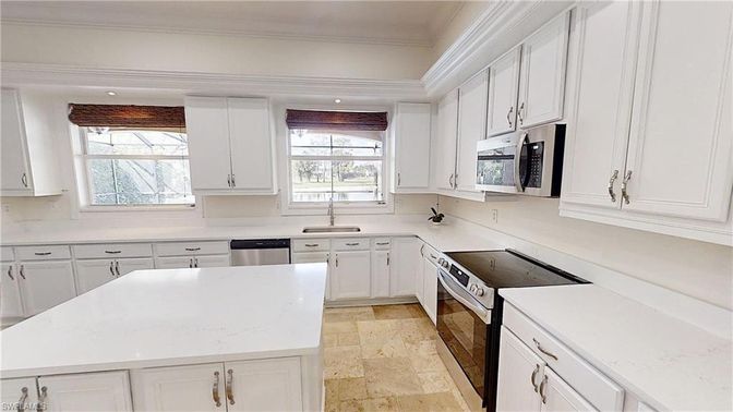 Interior, Kitchen, Recessed Lighting, Stainless Steel Appliances