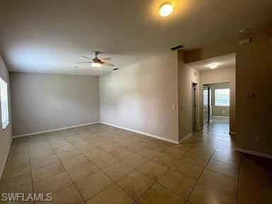 Empty room, Interior
