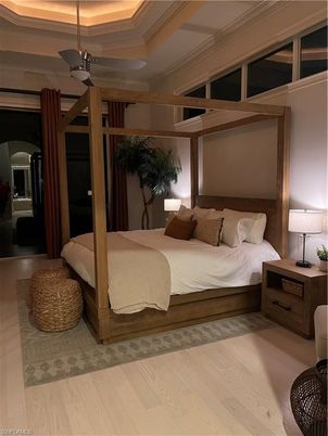 Bedroom, Interior, Wood Texture Flooring