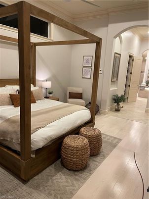 Bedroom, Interior, Wood Texture Flooring