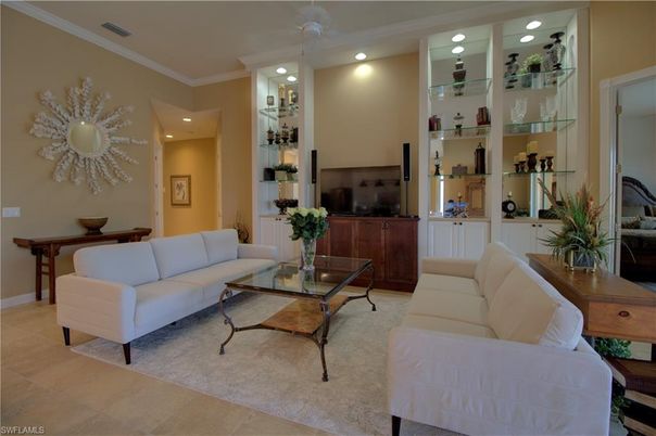 Interior, Living room, Recessed Lighting