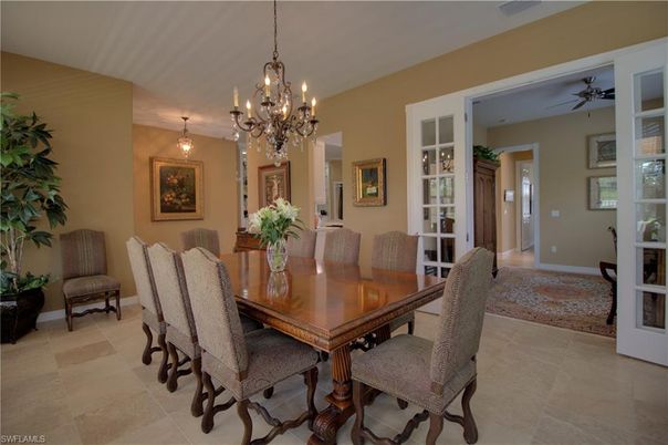 Chandelier, Dining room, Interior