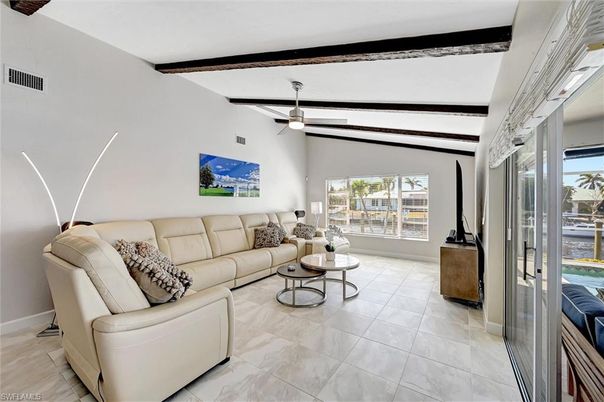 Interior, Living room, Wooden Beams
