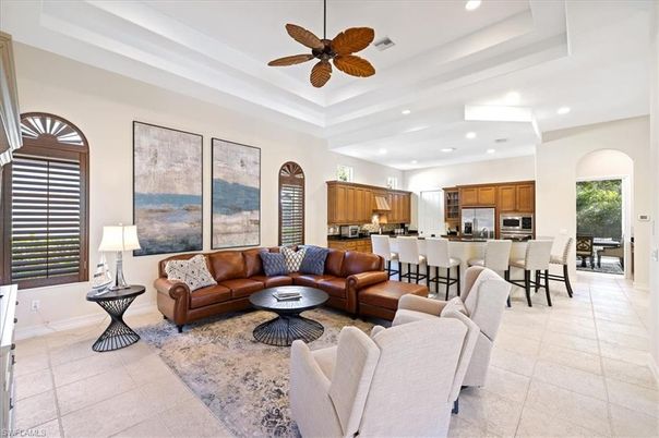 Dining room, Interior, Kitchen, Living room, Recessed Lighting, Stainless Steel Appliances
