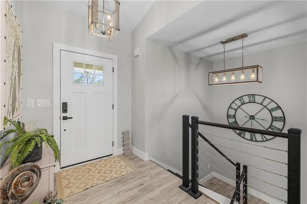 Interior, Pendant Lights, Wood Texture Flooring