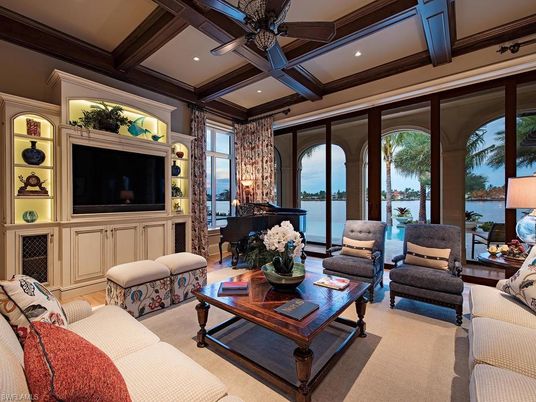 Interior, Living room, Piano, Recessed Lighting