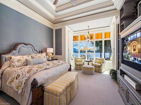 Bedroom, Chandelier, Interior