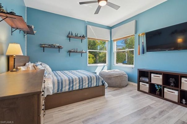 Bedroom, Interior, Wood Texture Flooring