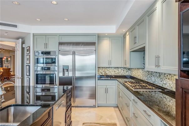 Interior, Kitchen, Recessed Lighting, Stainless Steel Appliances