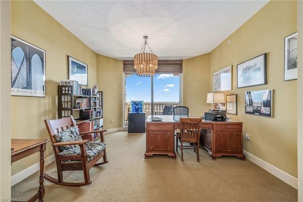 Chandelier, Home Office, Interior
