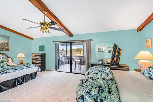 Bedroom, Interior, Wooden Beams