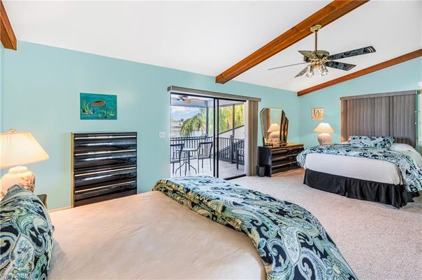 Bedroom, Interior, Wooden Beams