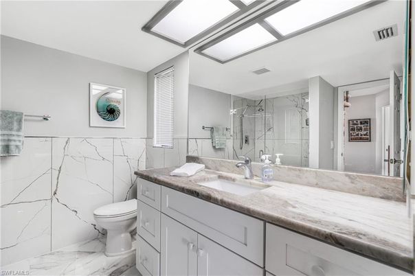 Bathroom, Glass Shower, Interior, Marble, Marble Walls