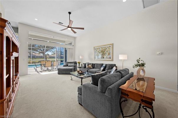 Interior, Living room, Recessed Lighting