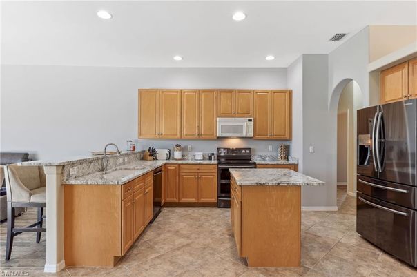 Interior, Kitchen, Recessed Lighting, Stainless Steel Appliances