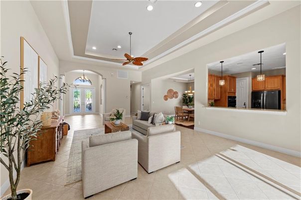 Dining room, Interior, Kitchen, Living room, Pendant Lights, Recessed Lighting